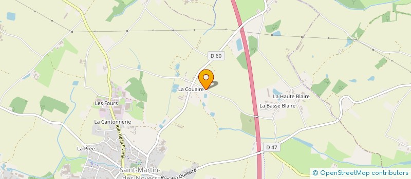 localisation de l'entreprise LE PRE FAMILIAL à SAINT-MARTIN-DES-NOYERS