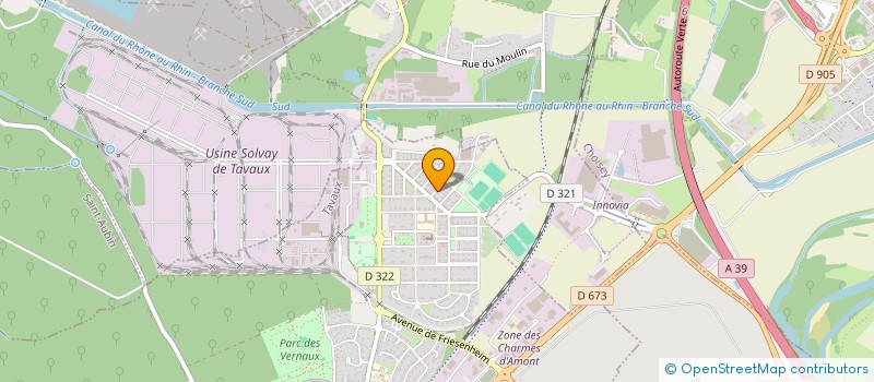 localisation de l'entreprise LE PRE FLEURI  TAVAUX