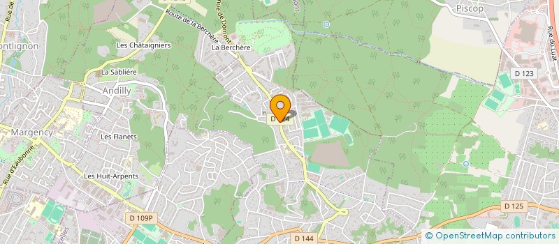 localisation de l'entreprise LE PRE GALLI  MONTMORENCY