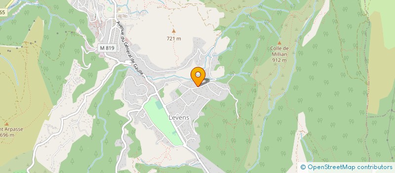 localisation de l'entreprise LE PRE JOLI  LEVENS