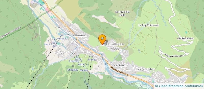 localisation de l'entreprise LE PRE LONG  LA SALLE