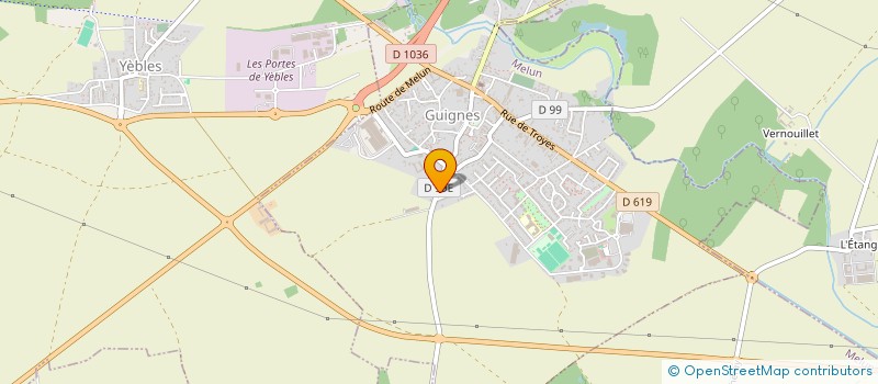 localisation de l'entreprise LE PRE PERCHERON  GUIGNES