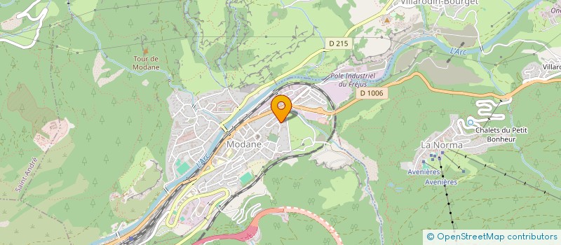 localisation de l'entreprise LE PRE ROCK à VAL-CENIS