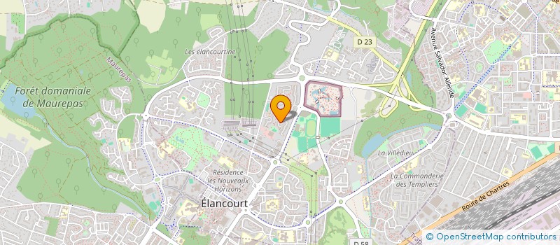 localisation de l'entreprise LE PRE ROUGE  ELANCOURT