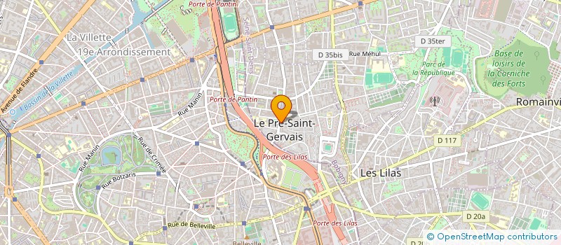 localisation de l'entreprise LE PRE TEXTE à LE PRE-SAINT-GERVAIS