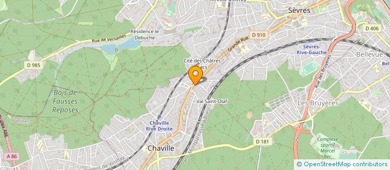 localisation de l'entreprise LE PRE-VERGER à CHAVILLE