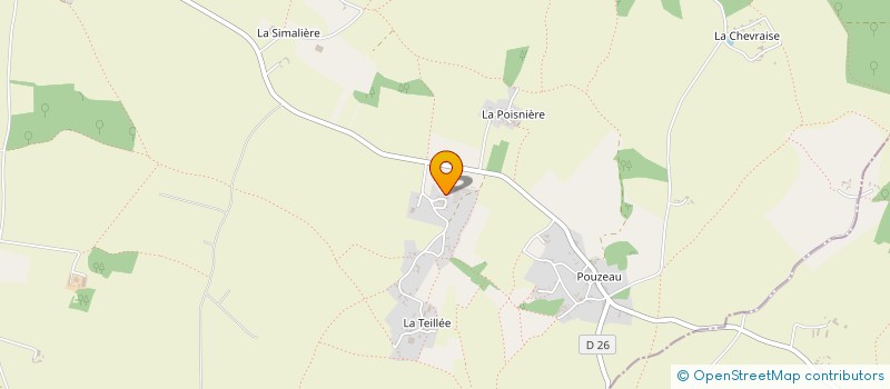 localisation de l'entreprise LE PRE VERT  SAINT-SAUVANT