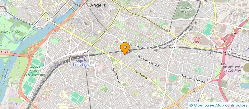 localisation de l'entreprise LE PREAU DES BORDS DE SARTHE à ANGERS