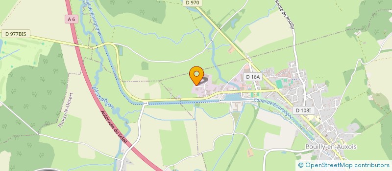 localisation de l'entreprise LE PRECY  POUILLY-EN-AUXOIS