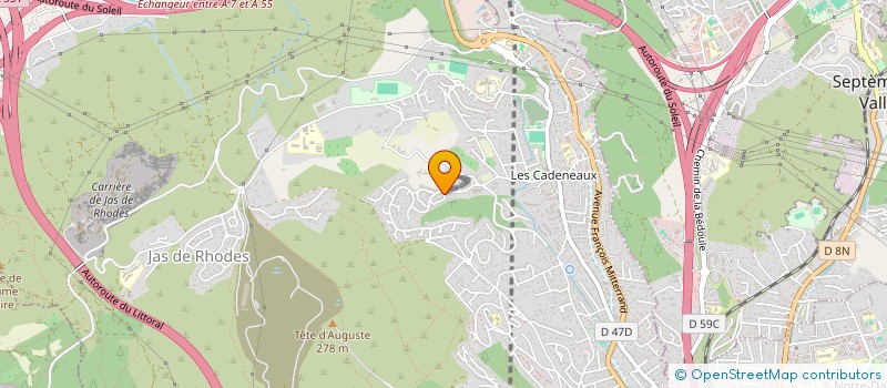localisation de l'entreprise LE PRELUDE à LES PENNES-MIRABEAU