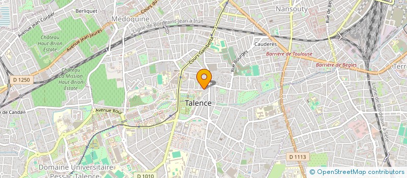 localisation de l'entreprise LE PREMIER NID  TALENCE