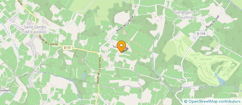 localisation de l'entreprise LE PRESBYTERE  MERIGNAS