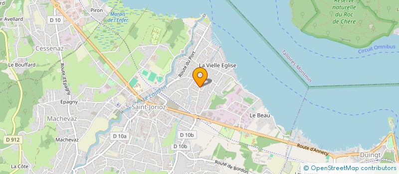 localisation de l'entreprise LE PRESBYTERE à SAINT-JORIOZ