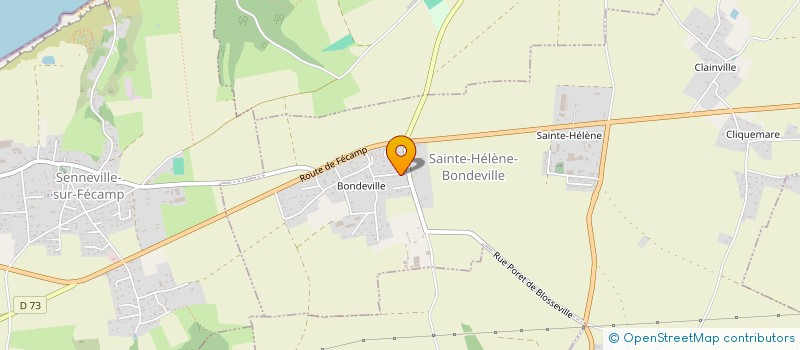 localisation de l'entreprise LE PRESBYTERE  SAINTE-HELENE-BONDEVILLE