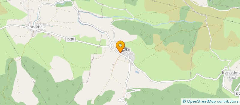 localisation de l'entreprise LE PRESBYTERE D'AUNAT  AUNAT