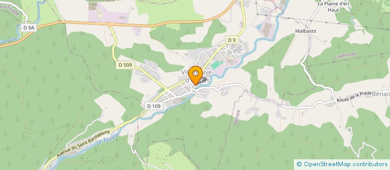 localisation de l'entreprise LE PRESBYTERE DE MONTFERRIER à MONTFERRIER