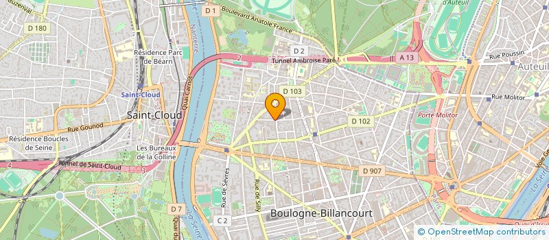 localisation de l'entreprise LE PRESBYTERE-MORTAGNE à BOULOGNE BILLANCOURT