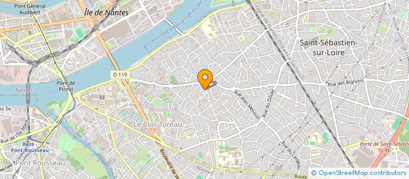 localisation de l'entreprise LE PRESENTOIR EVOLUTIF à SAINT-SEBASTIEN-SUR-LOIRE