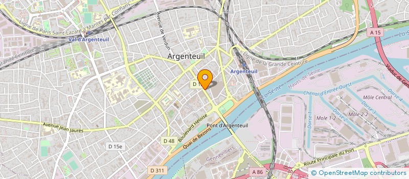 localisation de l'entreprise LE PRESSE PAPIER  ARGENTEUIL