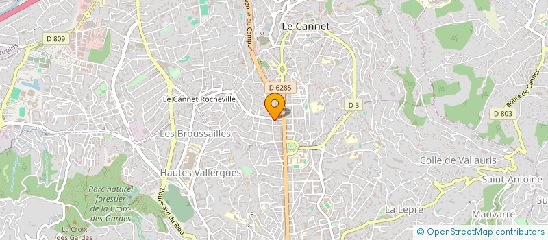 localisation de l'entreprise LE PRESSING DU CANNET à LE CANNET
