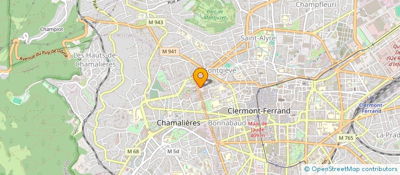localisation de l'entreprise LE PRESSING DU PAVOIS à CLERMONT-FERRAND