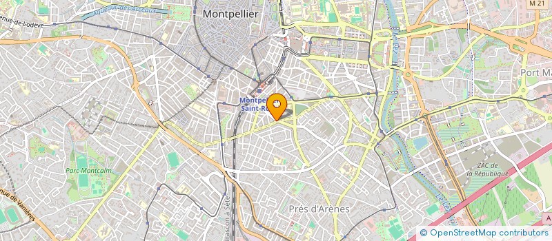 localisation de l'entreprise LE PRESSING SNEAKERS à MONTPELLIER