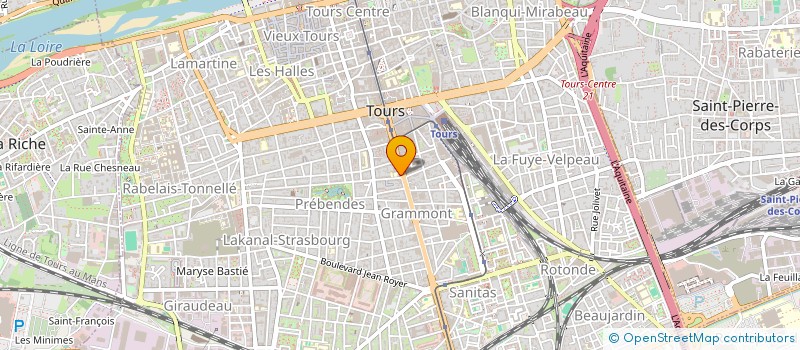 localisation de l'entreprise LE PRESSINGS ECO-RESPONSABLE DE TOURAINE à TOURS