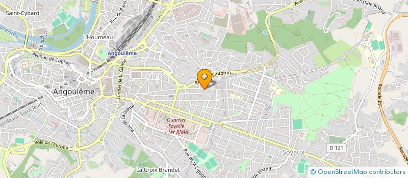 localisation de l'entreprise LE PRESSOIR à ANGOULEME