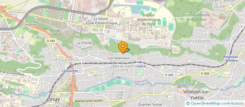 localisation de l'entreprise LE PRESSOIR à PALAISEAU