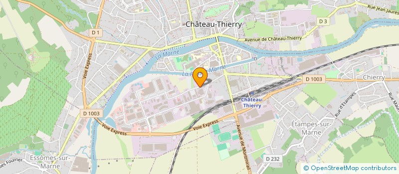 localisation de l'entreprise LE PRESSOIR à CHATEAU-THIERRY