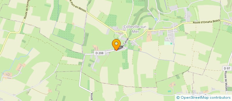 localisation de l'entreprise LE PRESSOIR DE LA VIEVILLE  MANDEVILLE-EN-BESSIN