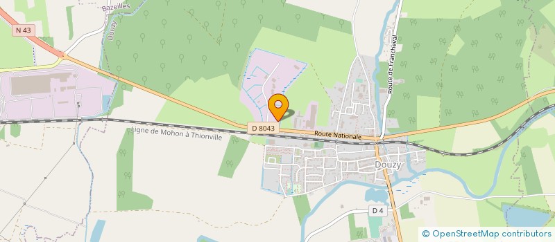 localisation de l'entreprise LE PRESSOIR DES GOURMANDS  DOUZY