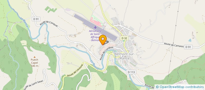 localisation de l'entreprise LE PRESSOIR DU ROUGIER  BELMONT-SUR-RANCE