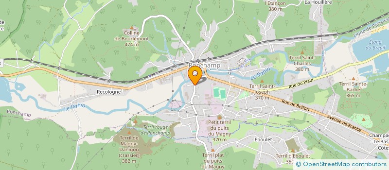 localisation de l'entreprise LE PRESSOIR RONCHAMPOIS  RONCHAMP