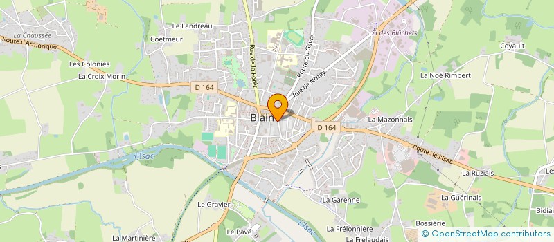 localisation de l'entreprise LE PRESSOIR SAINT LAURENT à BLAIN