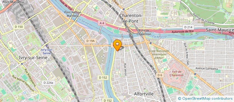 localisation de l'entreprise LE PRESTATAIRE DIAMANT à ALFORTVILLE