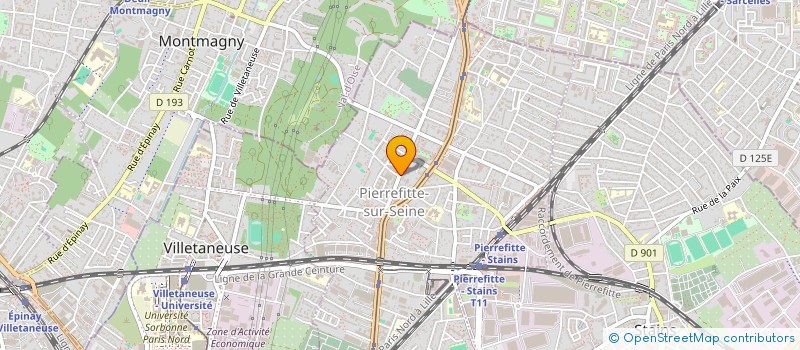 localisation de l'entreprise LE PRESTIGE à PIERREFITTE-SUR-SEINE