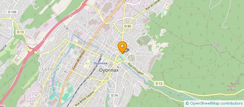 localisation de l'entreprise LE PRESTIGE à OYONNAX
