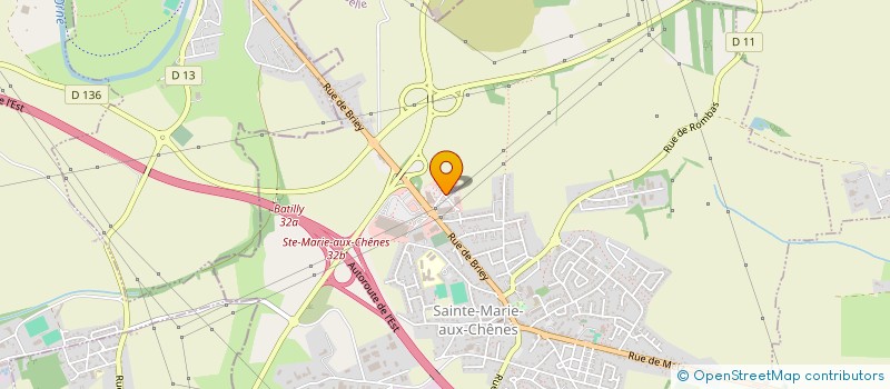 localisation de l'entreprise LE PRESTIGE  SAINTE-MARIE-AUX-CHENES