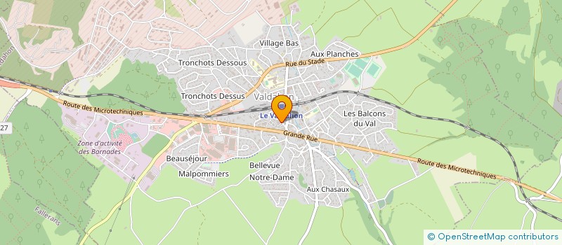 localisation de l'entreprise LE PRESTIGE à VALDAHON