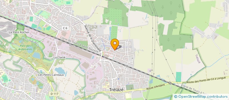 localisation de l'entreprise LE PRESTIGE  TRELAZE