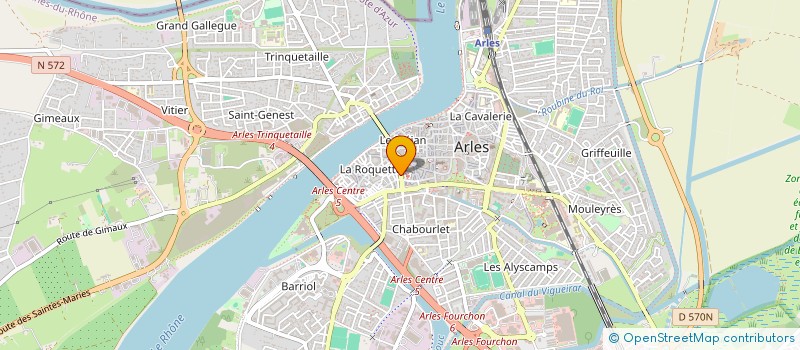 localisation de l'entreprise LE PRET A CROQUER à ARLES