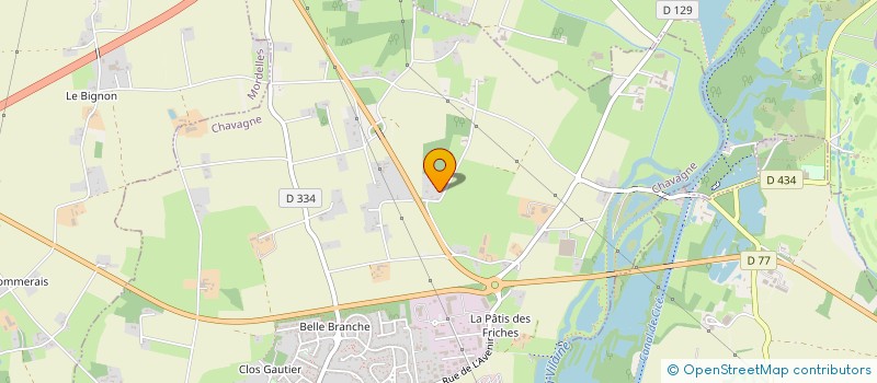 localisation de l'entreprise LE PREVERT  CHAVAGNE