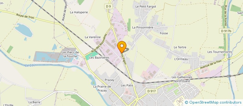 localisation de l'entreprise LE PRIESLEY  MONTOIRE-SUR-LE-LOIR