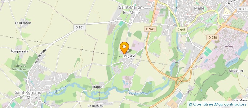 localisation de l'entreprise LE PRIEURE à MARCILLE