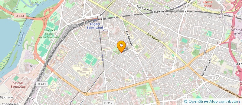 localisation de l'entreprise LE PRIEURE  ANGERS
