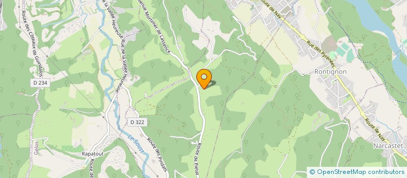 localisation de l'entreprise LE PRIEURE  UZOS