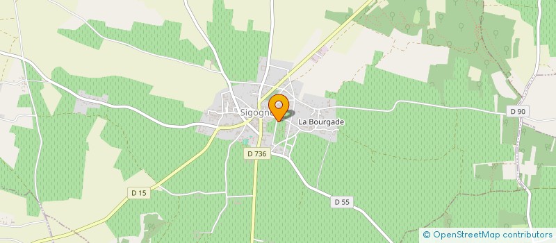 localisation de l'entreprise LE PRIEURE à BOURG-CHARENTE