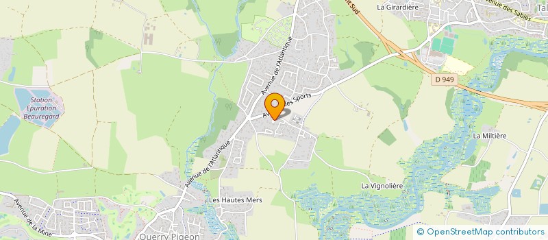 localisation de l'entreprise LE PRIEURE 6  TALMONT-SAINT-HILAIRE