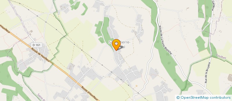 localisation de l'entreprise LE PRIEURE  SAINT-PIERRE-DU-VAL